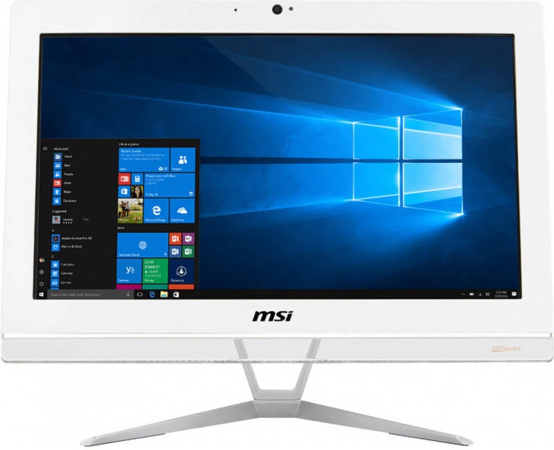 All In One msi pro 20exts 8gl053xeu 19.5 ram 8 gb 256 ssd pcie hd graphics ordenador de sobremesa n4000 dual core inteluhd 600 blanco 495 cm 1600 900 pixeles pantalla intelãâ® ddr4sdram 5 802.11ac