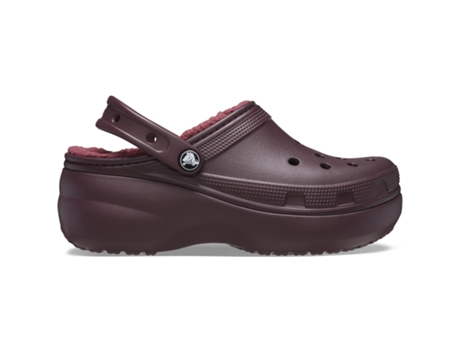 Sandalias de Tacón de Mujer CROCS Forrados Classic Rojo (38/39)