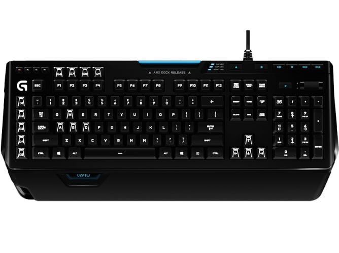 Teclado Gaming LOGITECH G910 (Mecánico - Inglés - Negro)