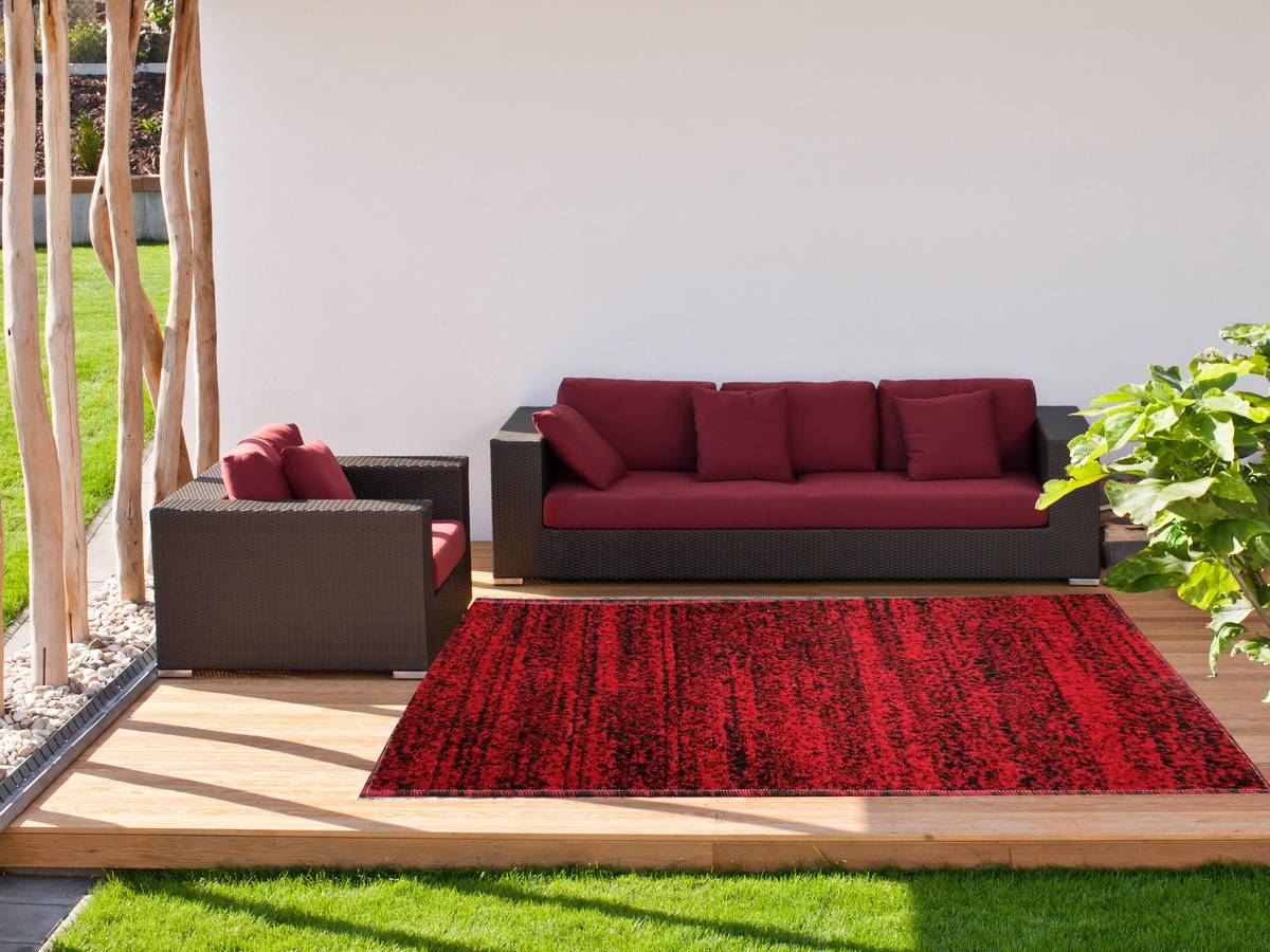 Alfombra MATRIS Jasp Trendy (Rojo - 56x110 - Polipropileno)