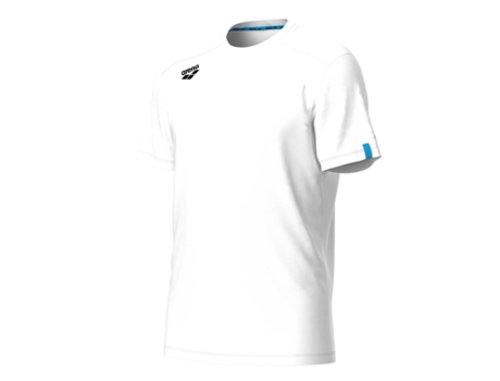 Camiseta Unisex para Natación ARENA Team Solid Blanco (XS)