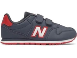 Zapatillas Deportivas NEW BALANCE 500 Para Niños (Gris - Material Sintético, Tejido -33)