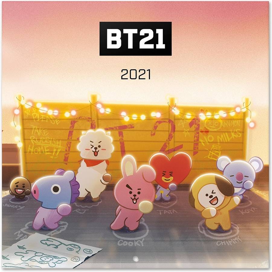 Calendario OFIURIA Bt21 (2021 - 30 x 30 cm)