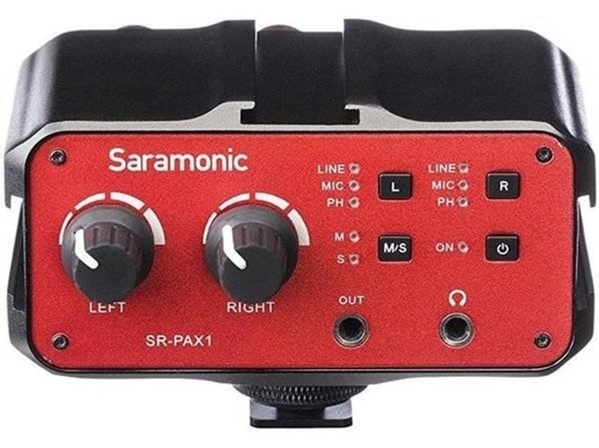 Adaptador Audio SARAMONIC SR-PAX1 Cámaras SLR y Video