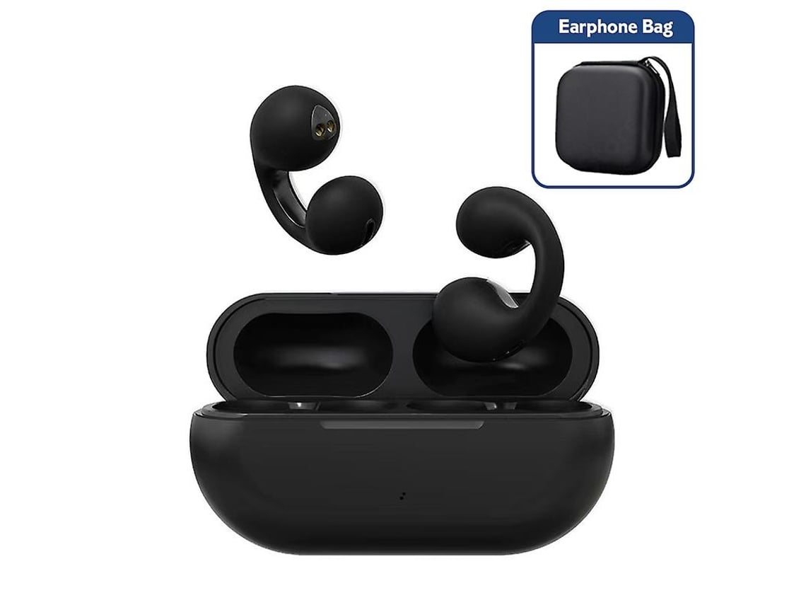  Audífonos inalámbricos de conducción ósea Bluetooth 5.0 para  deportes. No cubren las orejas. Audífonos con micrófono a prueba de sudor,  para correr, ciclismo, senderismo : Electrónica