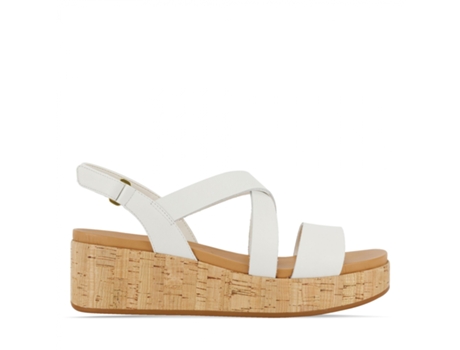 Sandalias CLARKS Kimmei Cork White (Blanco - EU-39)