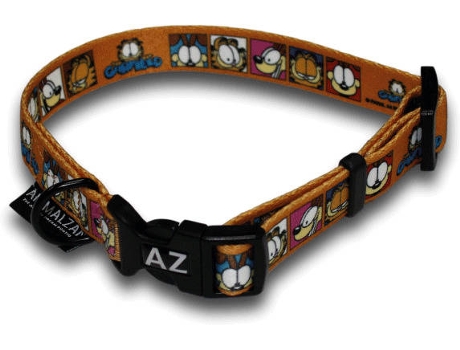 Collar para Perros ANIMALZAN oficial Garfield (Naranja)