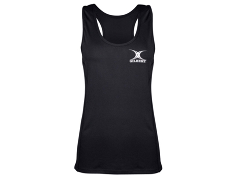 Top de Mujer para Rugby GILBERT Negro (S)