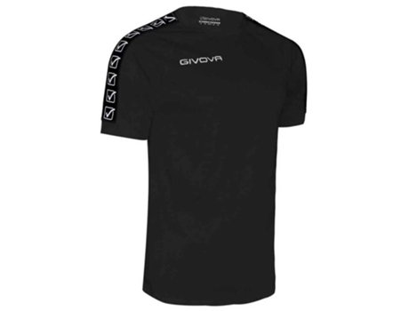 Camiseta de Hombre para Fútbol GIVOVA Poly Band Xxxxl Negro (4XL)