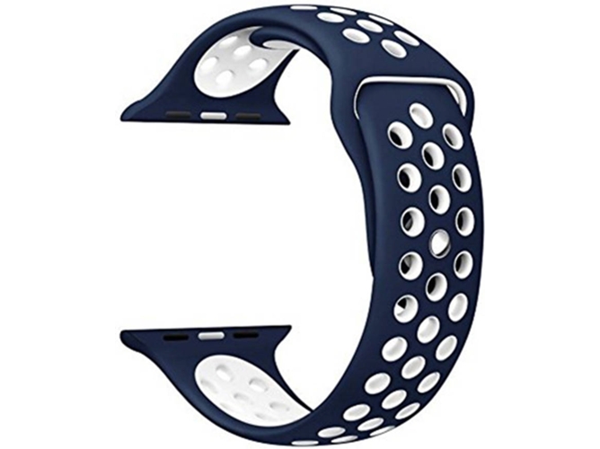 Correa Apple Watch 38, 40 mm WJS Silicona Azul