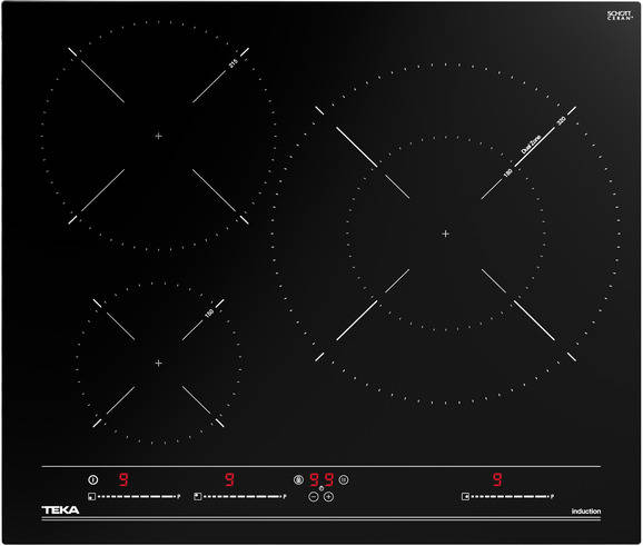 Placa de Inducción TEKA ITC 63320 BK MSS (Eléctrica - 60.6 cm - Negro)