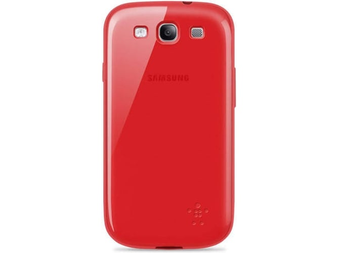 Carcasa Samsung Galaxy S3 BELKIN Grip Sheer Rojo