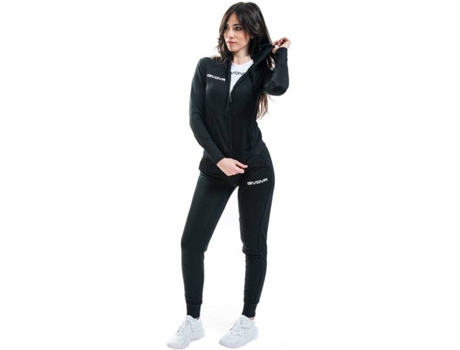 Chándal para Mujer GIVOVA Lady Negro para Fútbol (S)