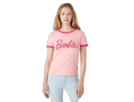 Camiseta de Mujer WRANGLER Ringer Rosa (S)