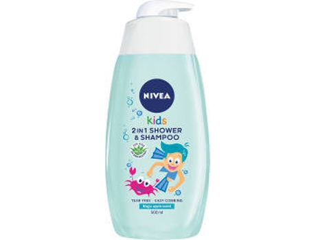 Jabón NIVEA Kids For Body Wash 2W1 With Apple Caramel (500ml)