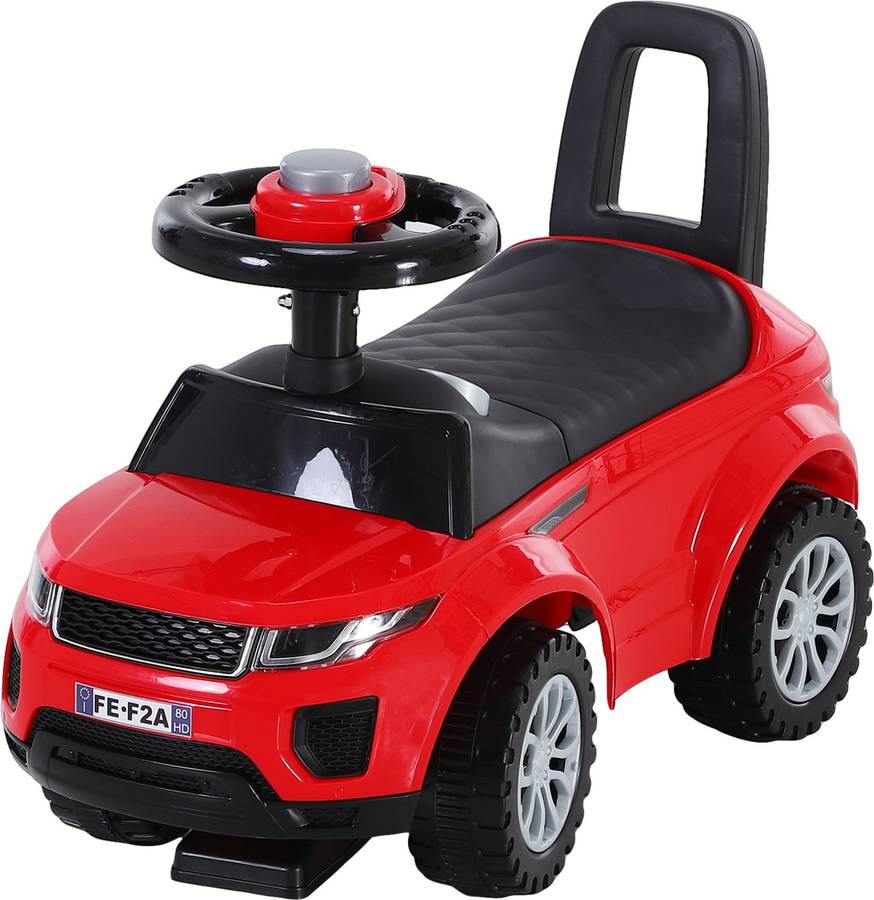 Homcom Quad Correpasillos infantil sin pedales andador coche 28 62 41.5 cm rojo niño para bebé juguete estilo carrera 62x28x415cm