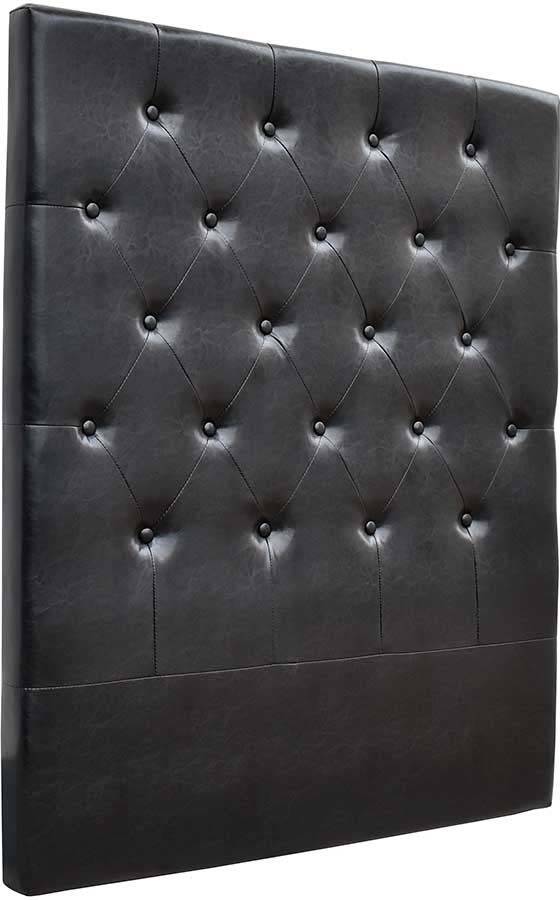 Cabecero de Cama HABITAT ET JARDIN Déco  (Negro - PVC - 90 cm)