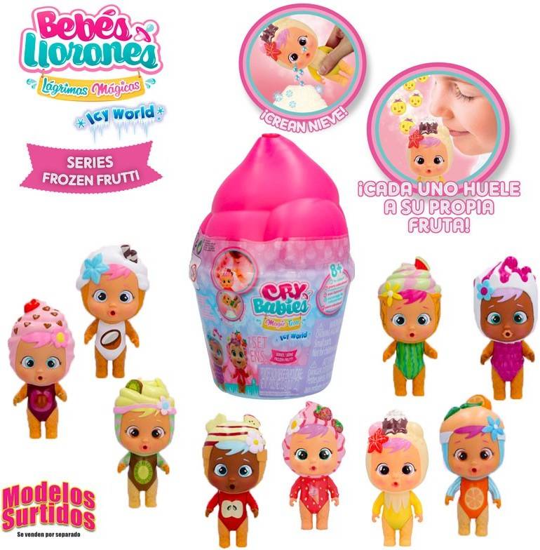 MuÃÂÃÂÃÂÃÂ±eca BEBES LLORONES Bebes Llorones Lagrimas Magicas Icy World S.Frozen Frutti (Edad MÃÂÃÂÃÂÃÂ­nima: 3 AÃÂÃÂÃÂÃÂ±os)