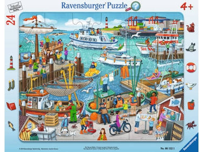 Puzzles RAVENSBURGUER 00.006.152 (Edad Mínima: 4)(24 Piezas)