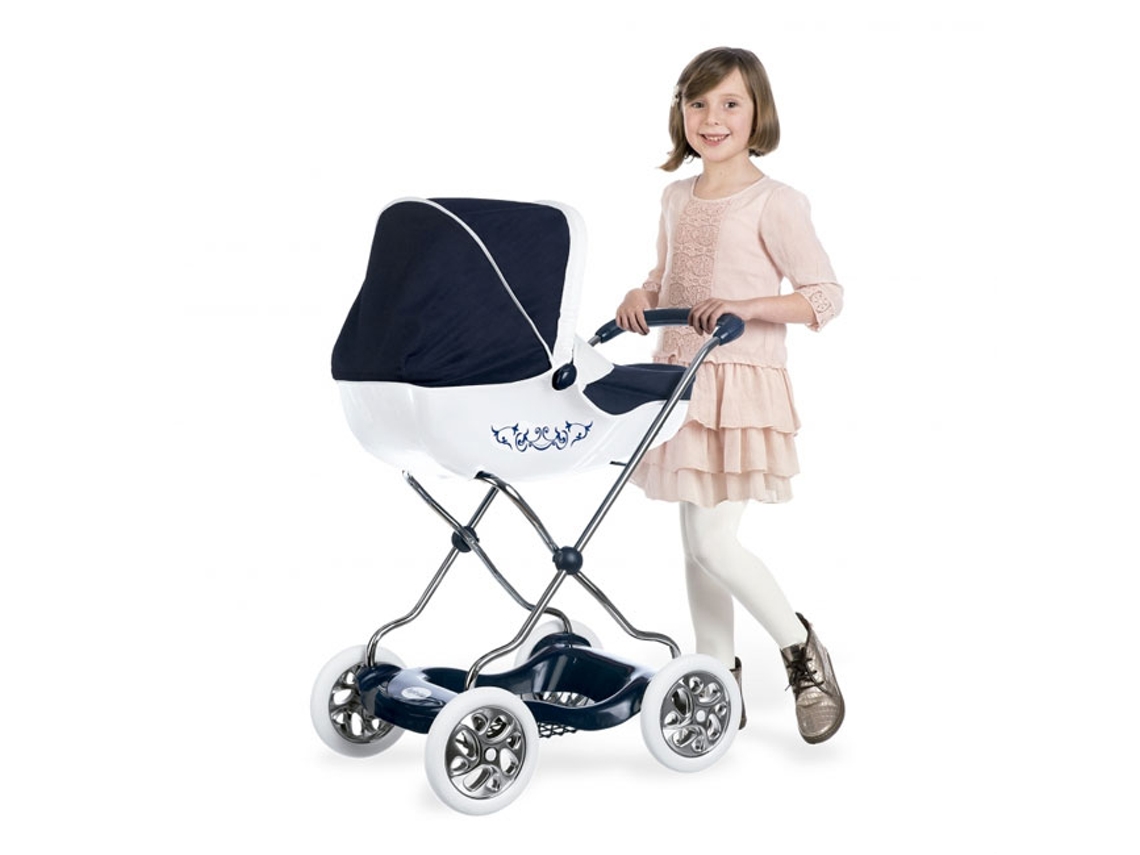 Carrito de Beb SMOBY 33750481 Azul Hasta 42cm Altura de 76cm