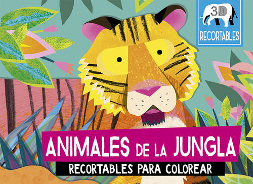 Libro Animales De La Jungla (Recortables 3D) de Natasha Durley (Español)