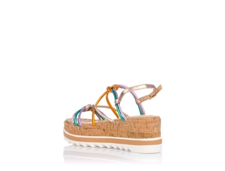 Sandalias para Mujer ISTERIA 40 EU (Sintético - Multicolor)