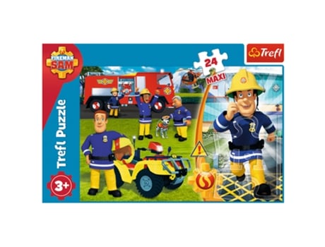 Puzzle TREFL Brave Fireman Sam rompecabezas 24 pieza(s) Niños