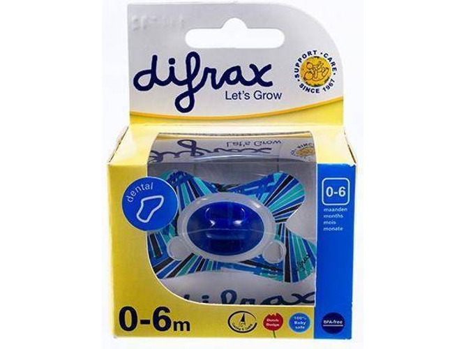 Difrax Chupete Dental 06m varios colores 799 yupitime 06