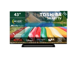 Smart TV TOSHIBA 43UV3363DG (Negro - F - G - 43 - 4K Ultra HD)