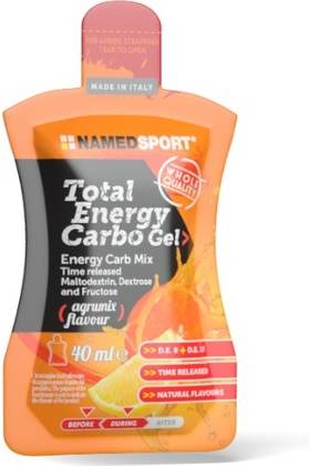 Gel Energético NAMEDSPORT Total Energy Carbo Gel Agrumix (40ml)