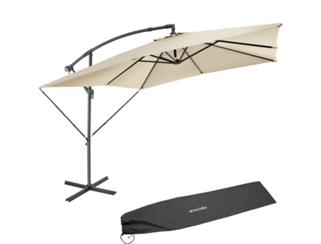 Parasol Apolo con manivela 2,5 x 2,5 m TECTAKE