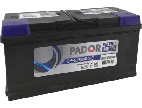 Baterías de Coche PADOR AGM (105 A -12 V -105 Ah)