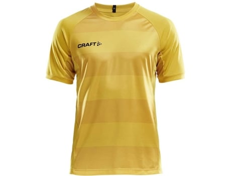 Camiseta de Hombre para Fútbol CRAFT Progress Graphic Amarillo (XS)