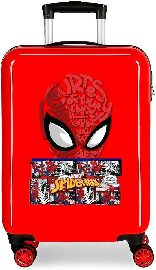 Maleta de Viaje MARVEL Spoderman Comic (Cabina - Rojo - 38 x 55 x 20 cm)