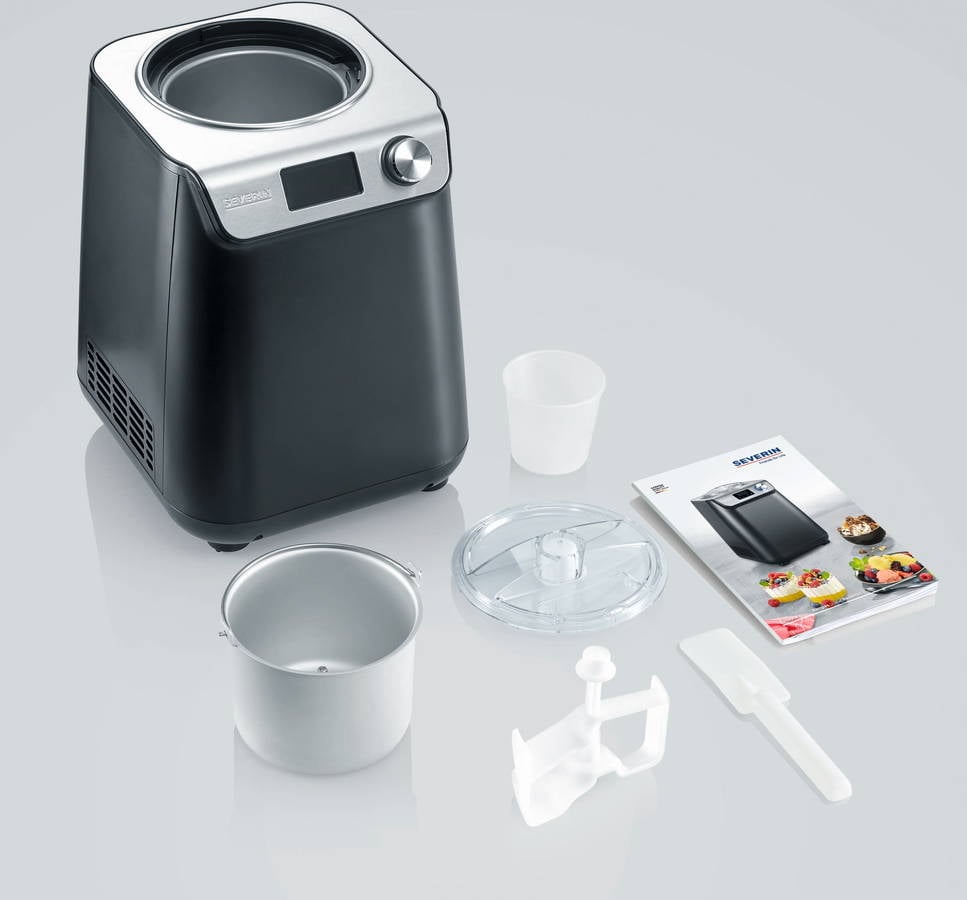 Máquina de Helados SEVERIN EZ7407 (Capacidad 1.2 L - Preparación 30 min)