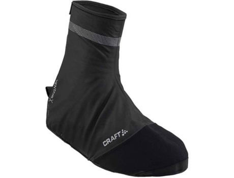 Cubierta del Zapato para Hombre CRAFT Shelter Bootie Negro para Ciclismo (L)