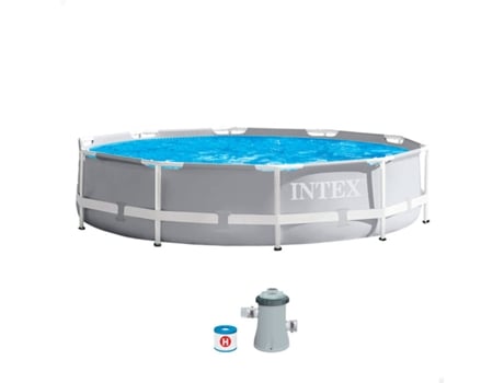 Piscina Tubular INTEX 26702 (com Bomba - 4485 L - 305x76cm)