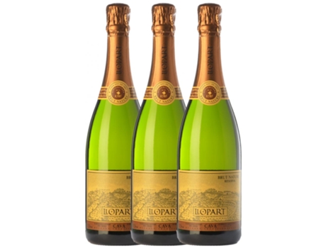 Espumante LLOPART Llopart Brut Nature Cava Reserva (0.75 L - 3 unidades)