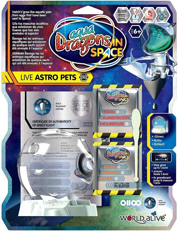 Kit De Magia plasti agua edad 6 años dragons espacial juguete educativo world alive 6001