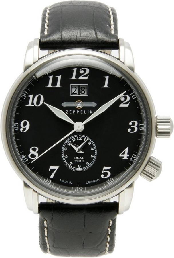 Reloj ZEPPELIN Hombre (Piel - Negro)