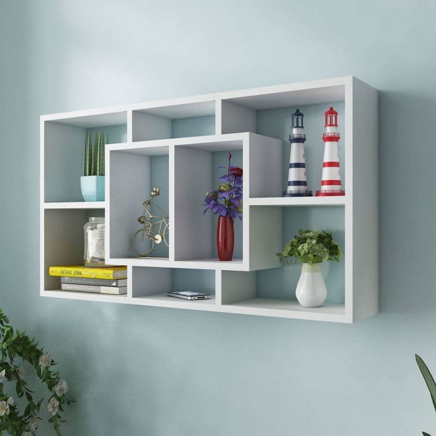 Estantería de Pared VIDAXL 8 Compartimientos 242548