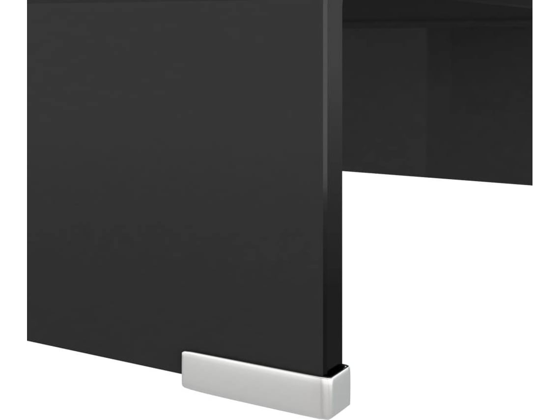 Soporte para TV/Elevador monitor cristal blanco 40x25x11 cm