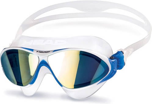 Head Horizon Mirrored unisex talla gafas de azul blanco silicona espejo