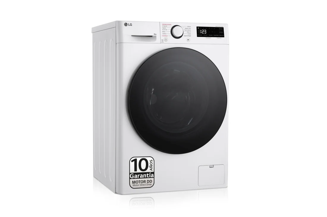 Lavadora LG F2WR5S08AGW (8 Kg - 1200 rpm - Blanco)