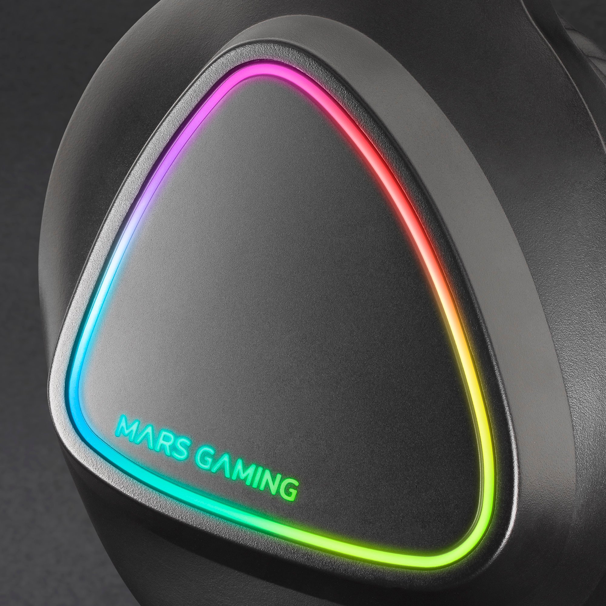 Auriculares Para Juegos Rgb Flow MARS GAMING Mh222 Over Ear Negro