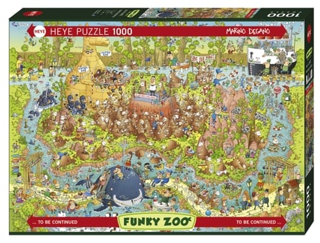 Puzzle 1000 Pcs Degano, Zoo Australian Habitat (9 años)