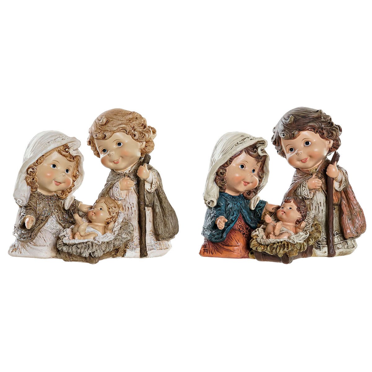 Belenes de Navidad DKD HOME DECOR (Resina - Muticolor)