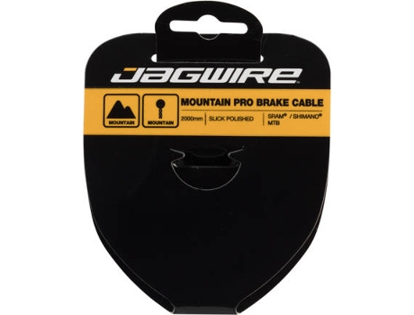 Cable de Freno JAGWIRE Mountain Brake Cable-Pro Polished Slick Stainless-1.5X2000Mm-Sram/Shimano (Bronce - TU)