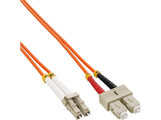 Cable de Fibra Óptica INLINE (10 m - Naranja)