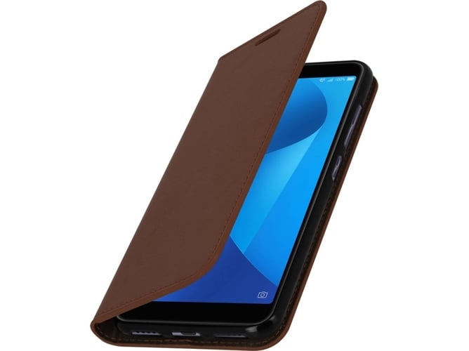 Funda Asus Zenfone Max Plus M1 AVIZAR Leather Marrón